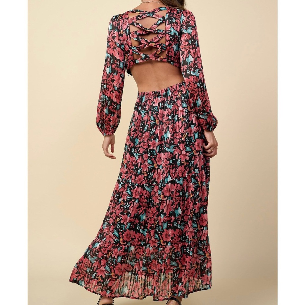 Cut out maxi dress